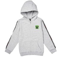 FFX82: Boys Minecraft Zipped Hoodie Jacket  (5-12 Years)